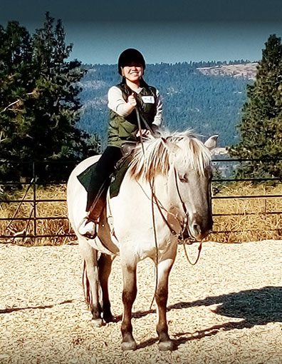 Vanessa - Okanagan Stables horseback riding experience 