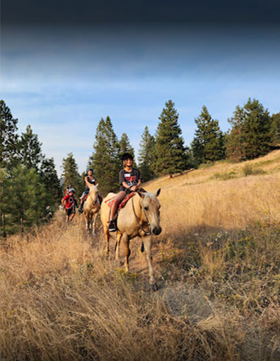 Vanessa - Okanagan Stables horseback riding experience 